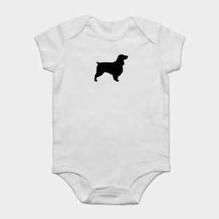 Field Spaniel Silhouette Baby Bodysuit